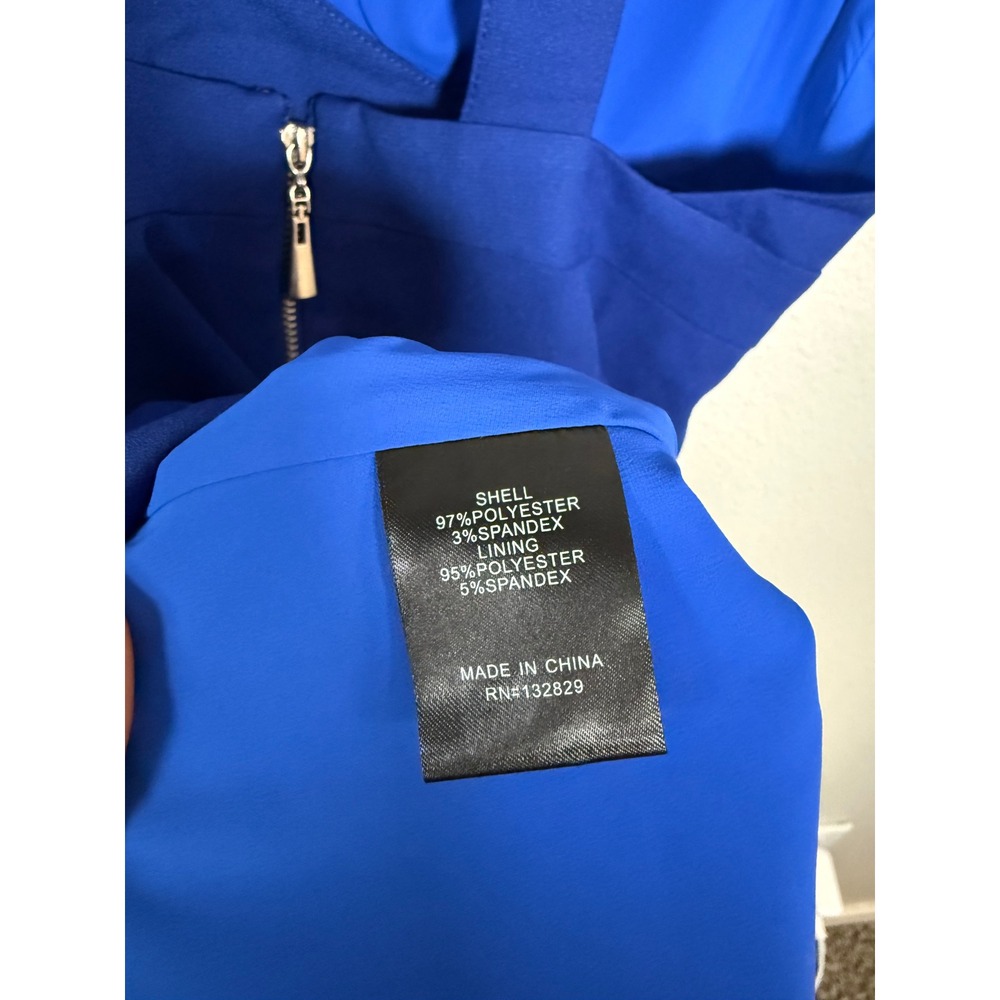 Revolve NBD x Naven Mila Mini Dress Royal Blue Size Medium - Picture 6 of 9
